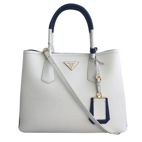 sac prada blanc femme